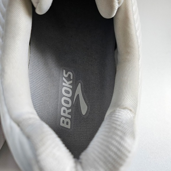 Brooks Addiction Walker V-Strap White Mens 9 Extra Wide 4E Comfort Nurse Slip main image 9